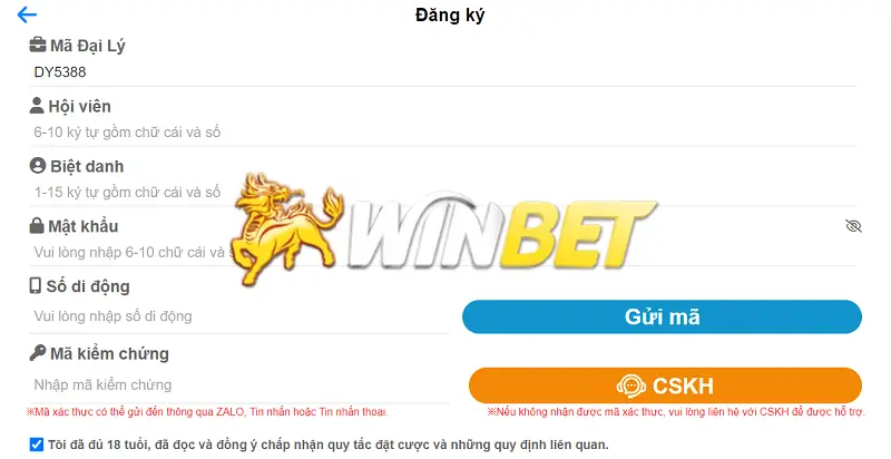 Những Điều Cần Lưu Ý Khi Đăng Ký Tài Khoản Winbet